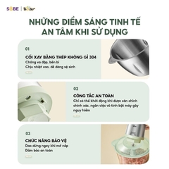 Máy xay thịt Bear 2 lít CH-4H03F (cối inox)