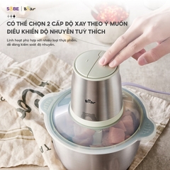 Máy xay thịt Bear 2 lít CH-4H03F (cối inox)