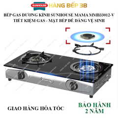 Bếp gas dương kính Sunhouse Mama MMB33012-V