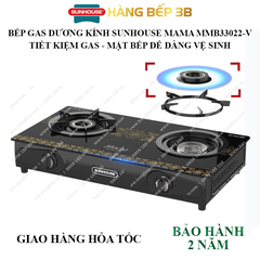 Bếp gas dương kính Sunhouse Mama MMB33022-V