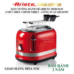 Máy nướng bánh mỳ 2 khay Ariete Modena MOD.0149