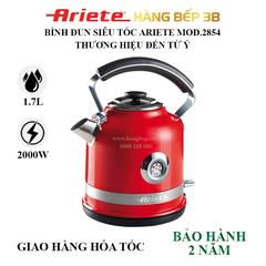 Bình đun siêu tốc Ariete 1.7 lít Modena MOD.2854 (Ý)