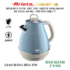 Bình đun siêu tốc Ariete 1,7 lít MOD.2869/05