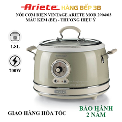 Nồi cơm điện Ariete 1.8 lít MOD.2904 - 3 màu