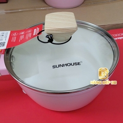 Quánh chống dính Nano Ceramic Sunhouse Healthy 18cm MP18P