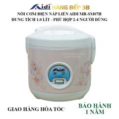 Nồi cơm điện nắp liền Aidi 1 lít MR-SM07H