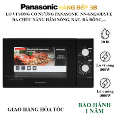 Lò vi sóng có nướng Panasonic NN-GM24JBYUE