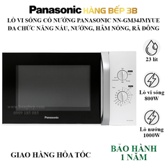 Lò vi sóng có nướng Panasonic NN-GM34JMYUE