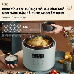 Nồi áp suất 2.5 lít Bear SB-AS25L bản quốc tế