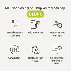 Nồi áp suất nhôm chống dính PoongNuyn BEDPC-06(IH) sử dụng bếp từ