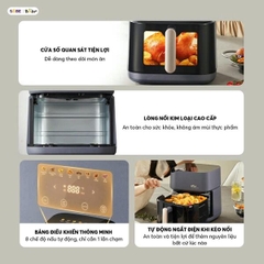 Nồi chiên không dầu Bear 6 lít AF-5H19I45