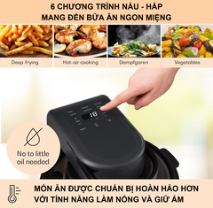 Nồi Chiên Hấp Không Khí Nóng Klarstein 5L Vendurel - 10040278