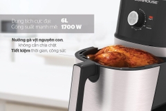 Nồi chiên không dầu Sunhouse 6 lít SHD4027