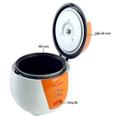 Nồi cơm điện Cuckoo 1.08 lít CR-0661 (trắng cam)