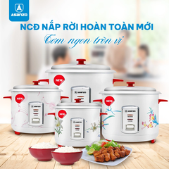 Nồi cơm điện nắp rời Asanzo 1.8 lít RC-18WR