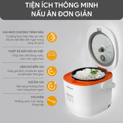 Nồi cơm điện tử BlueStone 0.6 lít RCB-5928