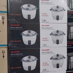 Nồi cơm điện nắp rời Sharp 1.8 lít KSH-218SNV-SF