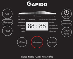 Nồi cơm điện tử Rapido RC-1.8D 1.8 lít