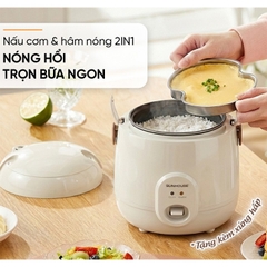 Nồi cơm điện Sunhouse 0.4 lít SHD8206W