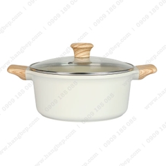 Nồi đúc men gốm Ivory Green Cook 24cm GCS233-24IH