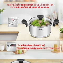 Nồi inox Tefal Primary 20cm E3084435 (3.0 lít)