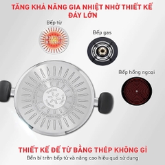 Nồi inox Tefal Primary 20cm E3084435 (3.0 lít)