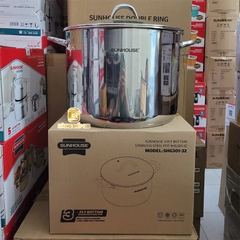 Nồi inox 3 đáy Sunhouse 32cm SHG301-32