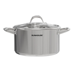 Nồi inox 304 đáy liền Sunhouse 16cm SHG706-16