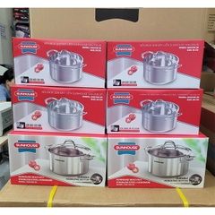 Nồi inox 304 đáy liền Sunhouse 28cm SHG706-28