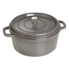 Nồi gang Staub Cocotte 16cm - màu ghi