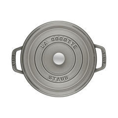 Nồi gang Staub Cocotte 16cm - màu ghi