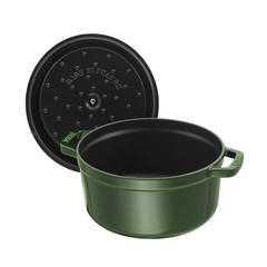 Nồi gang Staub Cocotte 22cm - màu xanh basil