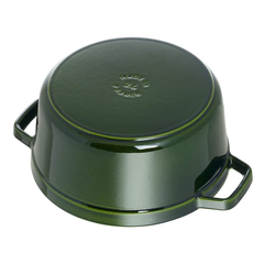 Nồi gang Staub Cocotte 22cm - màu xanh basil