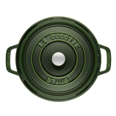 Nồi gang Staub Cocotte 22cm - màu xanh basil