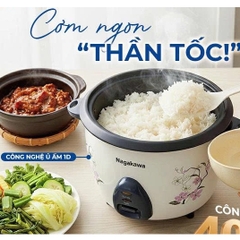Nồi cơm điện nắp rời Nagakawa 1.0 lít NRC3831