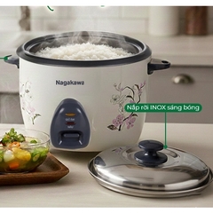 Nồi cơm điện nắp rời Nagakawa 1.0 lít NRC3831