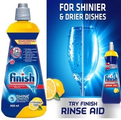 Nước làm bóng chén đĩa Finish 400ml hương chanh