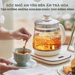 Bình đun pha trà giữ nhiệt Bear 1.5 lít HK-5H15L96 bản Tiếng Việt