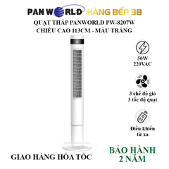 Quạt tháp Panworld PW-8207 - Hai màu trắng đen