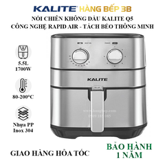 Nồi chiên không dầu Kalite 5.5 lít Q5