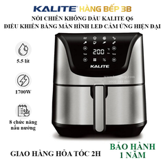 Nồi chiên không dầu Kalite 5.5 lít Q6 điện tử