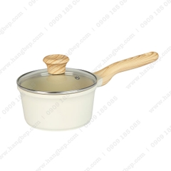 Quánh đúc men gốm Ivory Green Cook 16cm GCS233-16IH