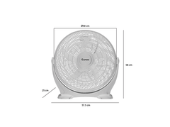 Quạt sàn Rapido RWF-20AFM (xám)