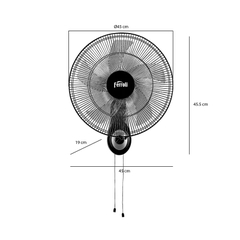 Quạt treo tường Ferroli FWF-16AWM