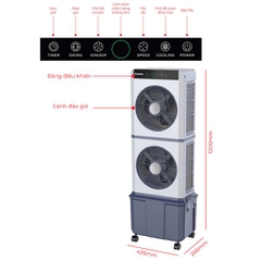 Quạt điều hòa không khí Rapido Twin D