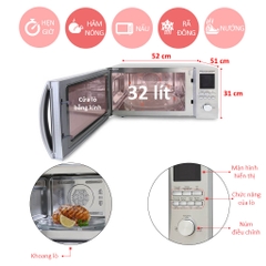 Lò vi sóng có nướng Sharp R-C932VN(ST)