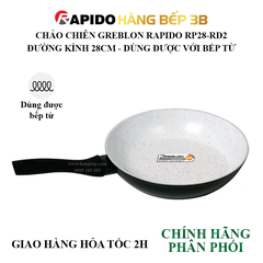 Chảo chiên đáy từ Rapido 28cm RP28-RD2