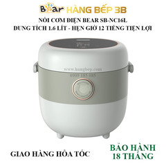 Nồi cơm điện Bear 1.6 lít SB-NC16L