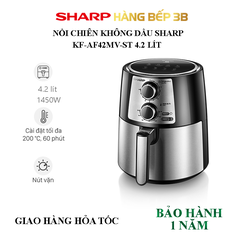 Nồi chiên không dầu Sharp 4.2 lít KF-AF42MV-ST