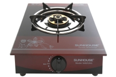 Bếp gas dương đơn kính họng gang Sunhouse SHB212KG